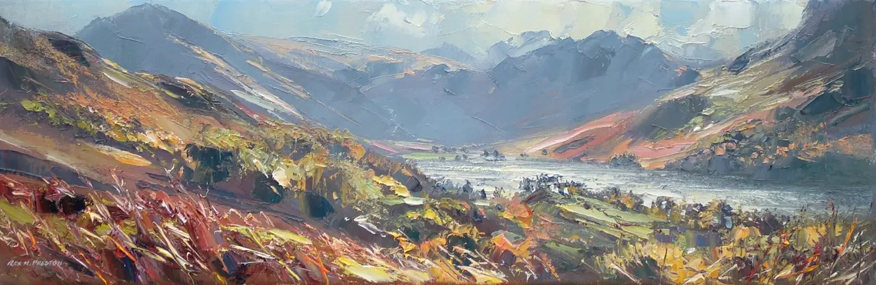 Rex Preston - sunny autumn day, buttermere