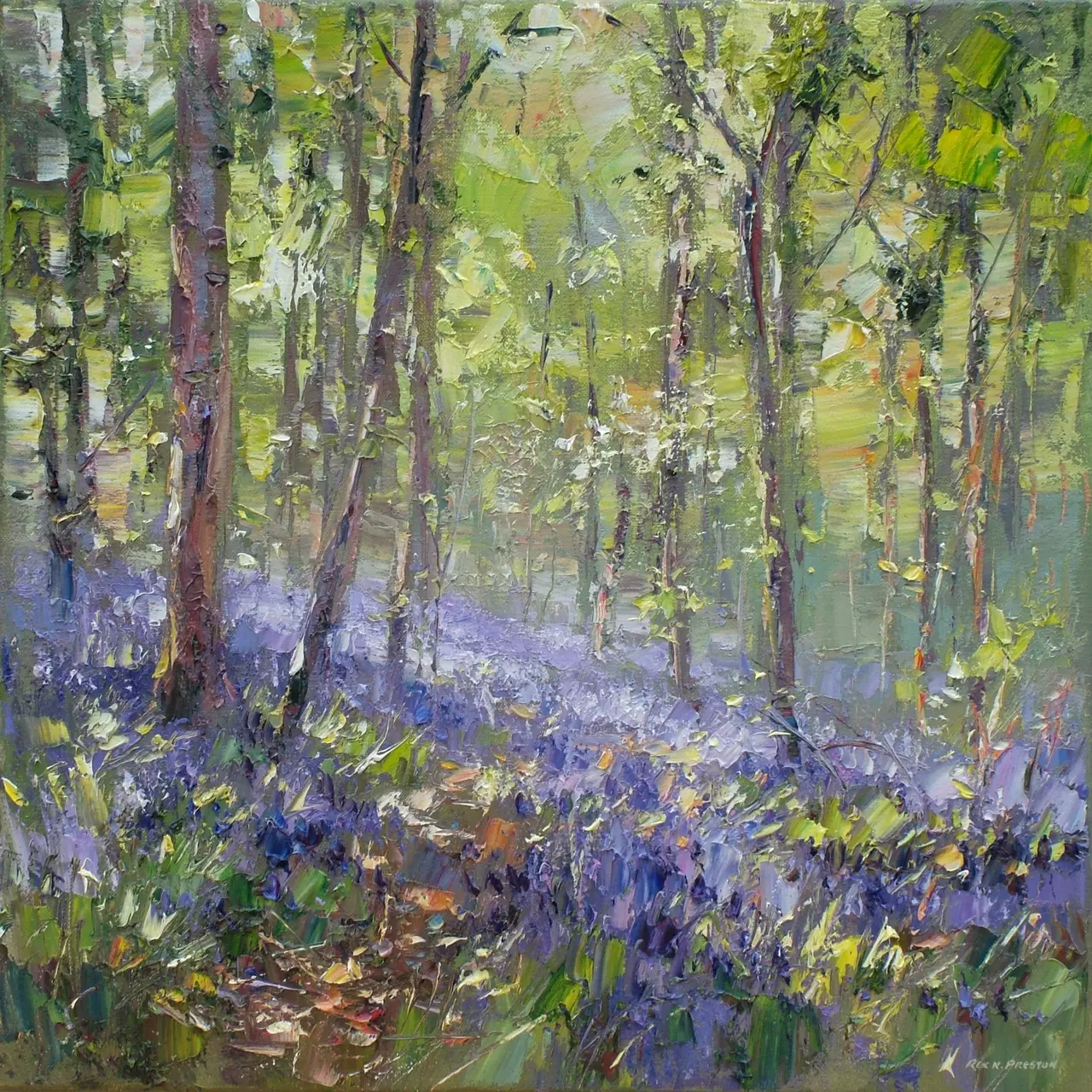 Rex Preston - bluebells, bramley woods