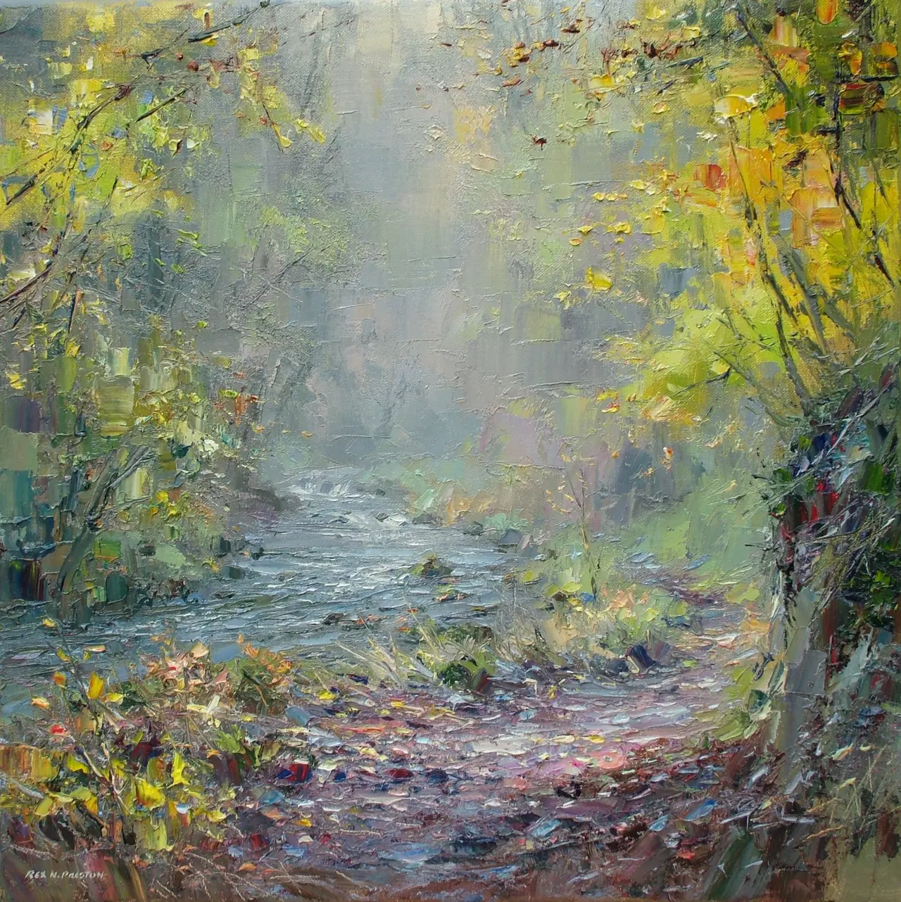 Rex Preston - autumn leaves, chee dale