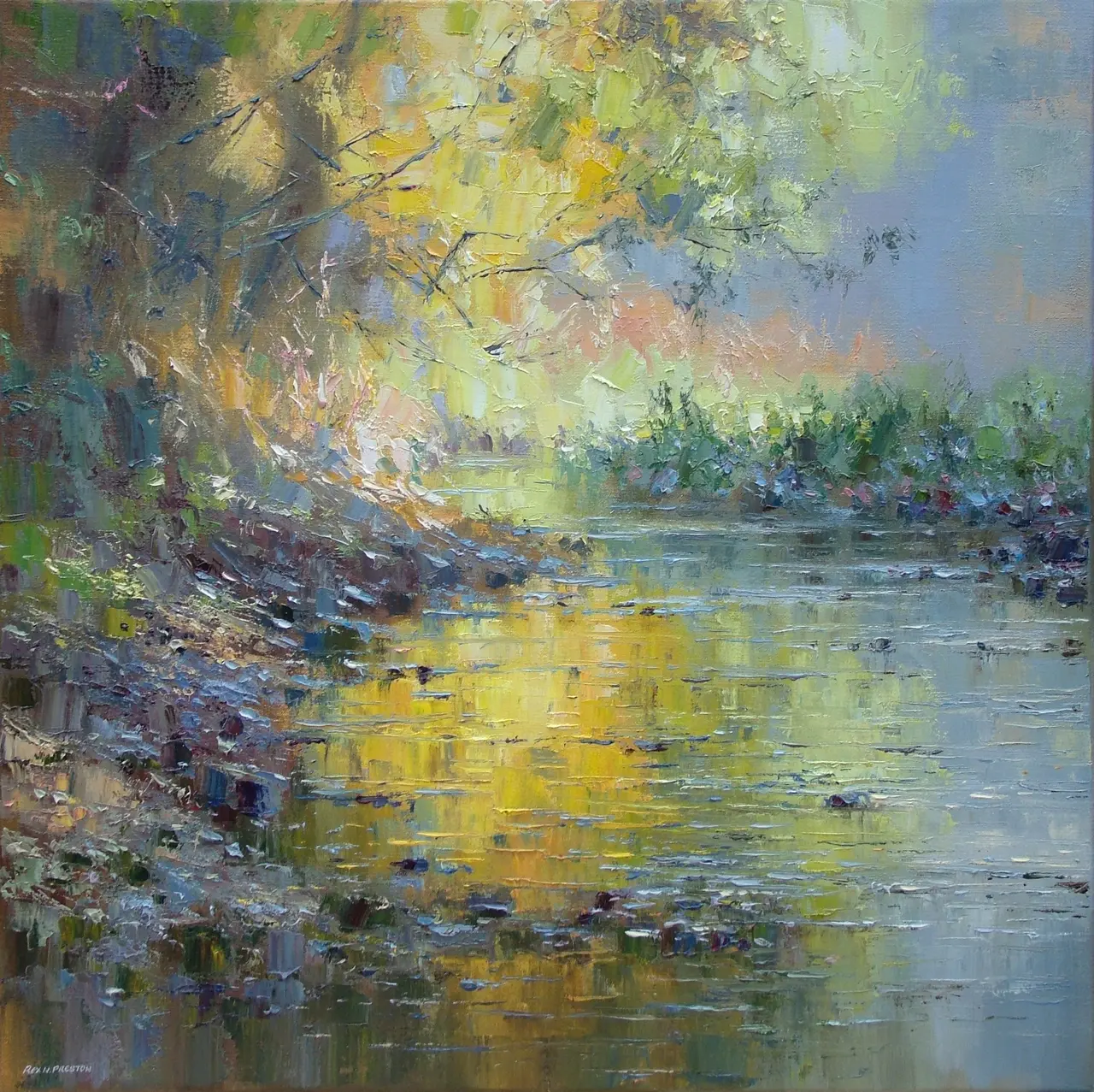 Rex Preston - afternoon sunlight, tideswell dale