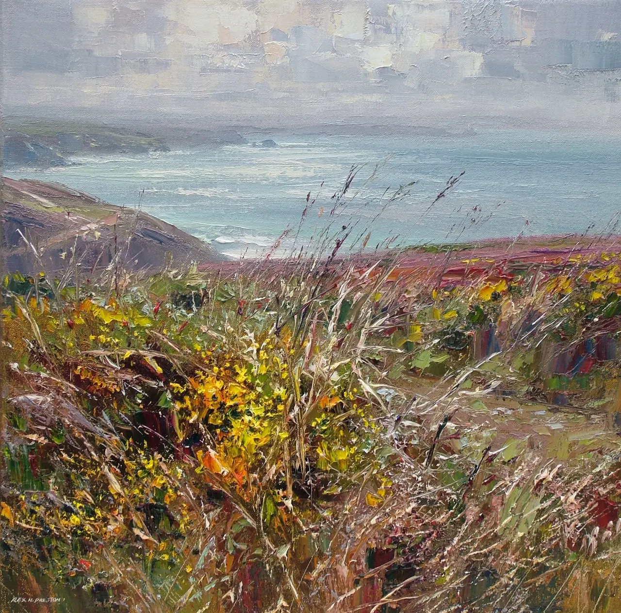 Rex Preston - footpath to chapel porth