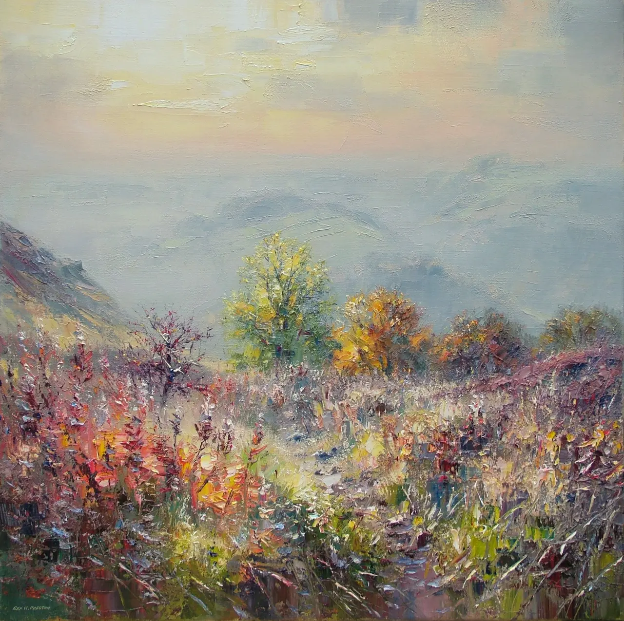 Rex Preston - late november afternoon, curbar gap