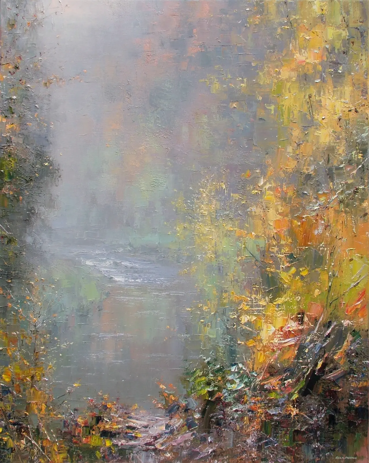 Rex Preston - autumn leaves, chee dale