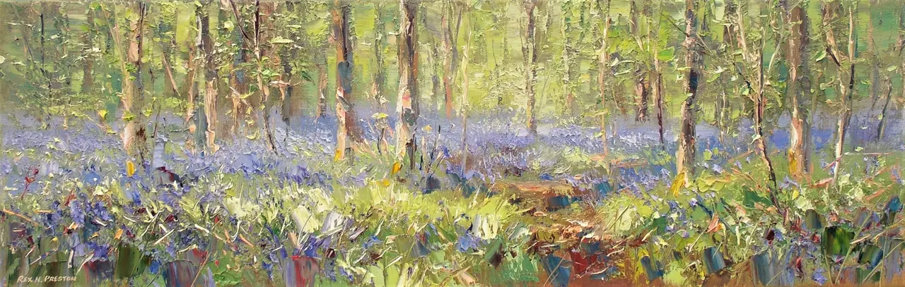 Rex Preston - springtime in bramley woods