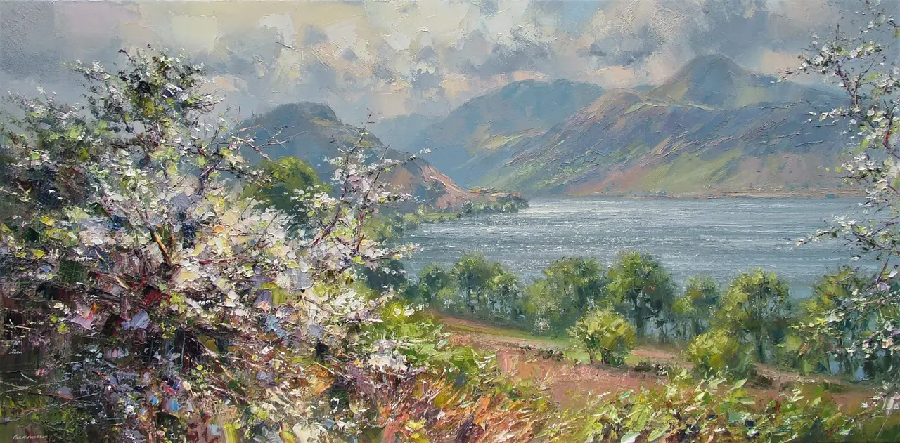 Rex Preston - reflected light, crummock water