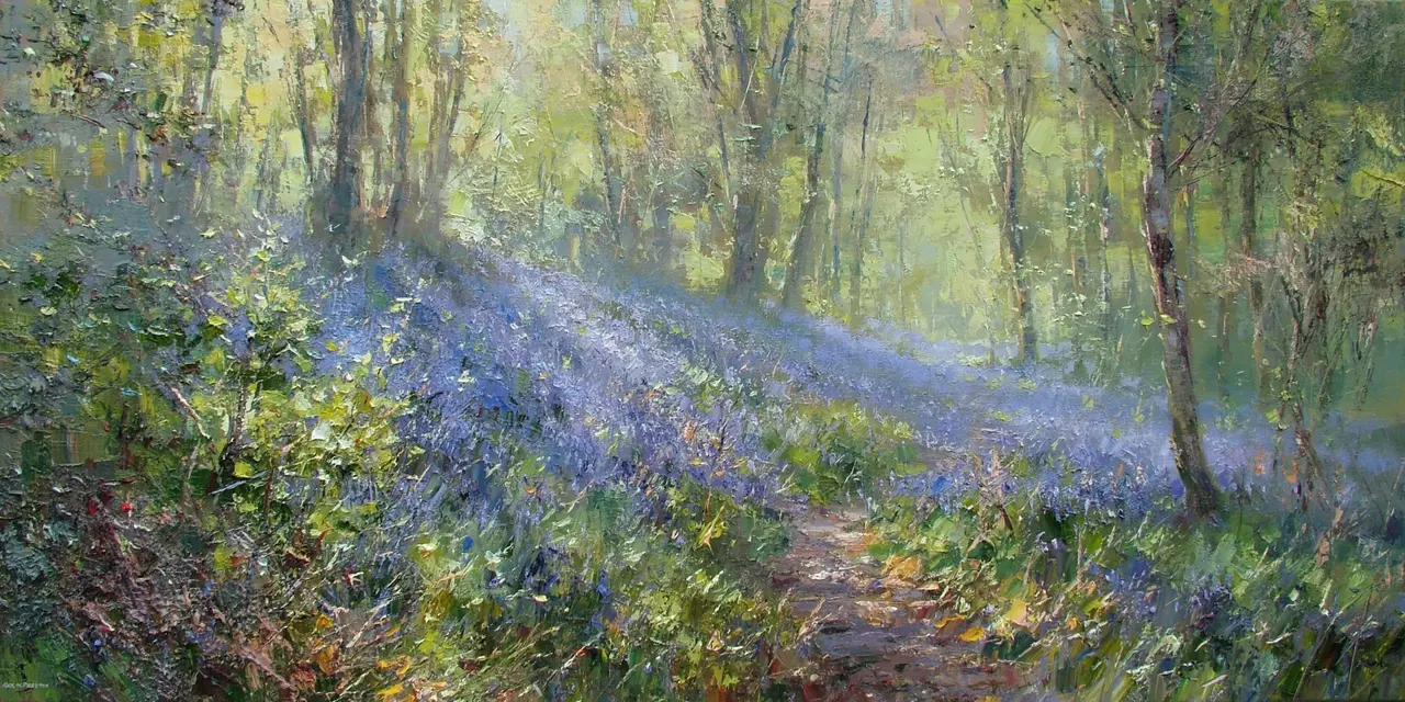Rex Preston - bluebell wood