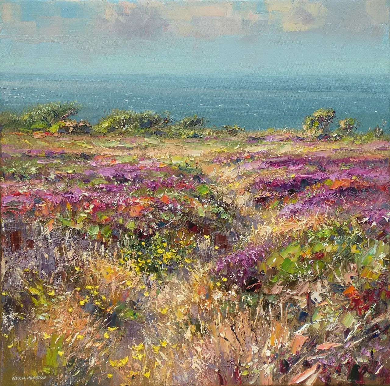 Rex Preston - summer's day, zennor head, cornwall