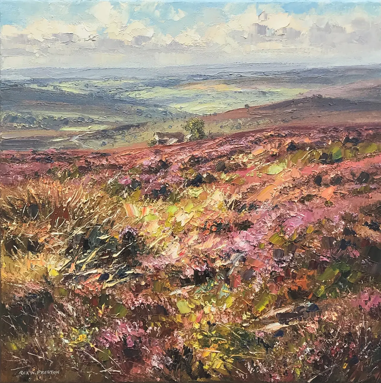 Rex Preston - september heather, houndkirk moor