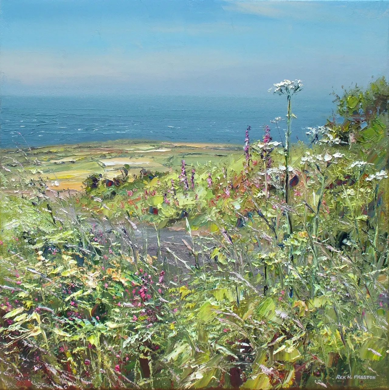 Rex Preston - summer afternoon, west cornwall