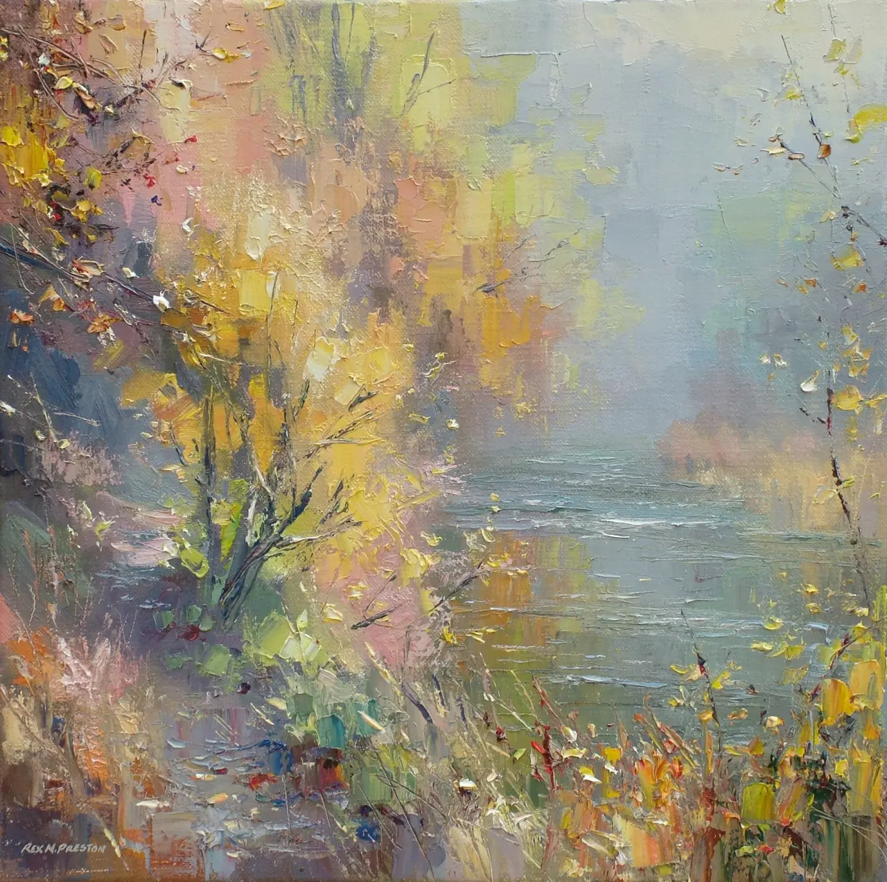 Rex Preston - autumn colour, dovedale