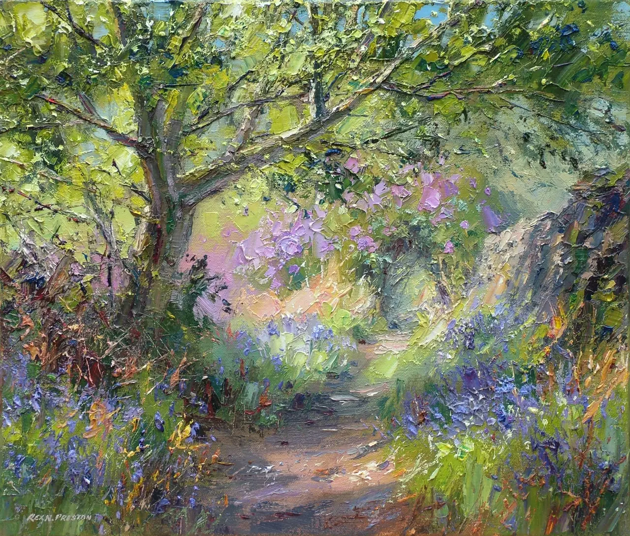 Rex Preston - spring in bramley woods