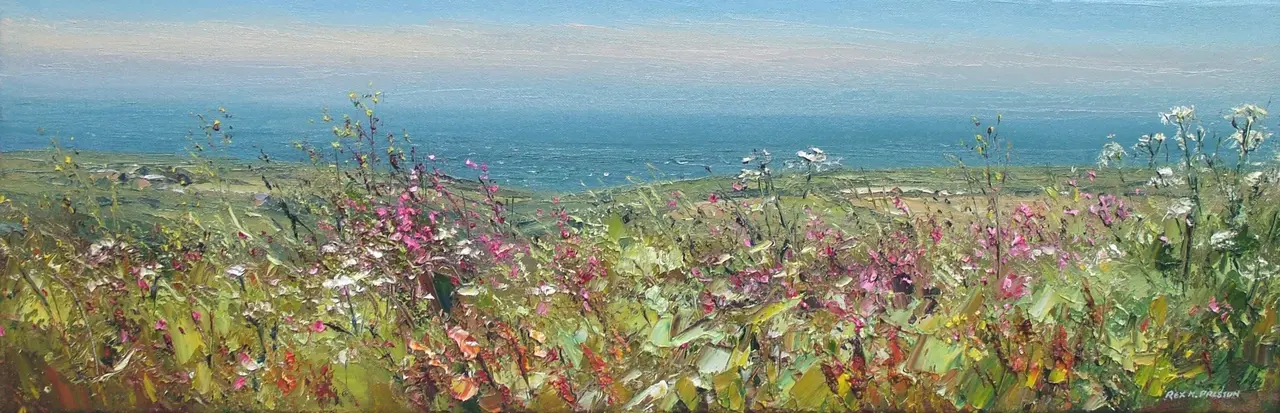Rex Preston - june flora, trevalgan hill, cornwall