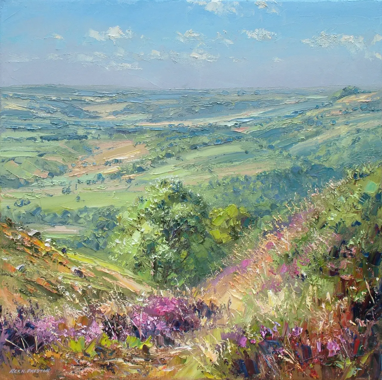 Rex Preston - hot july day, curbar gap