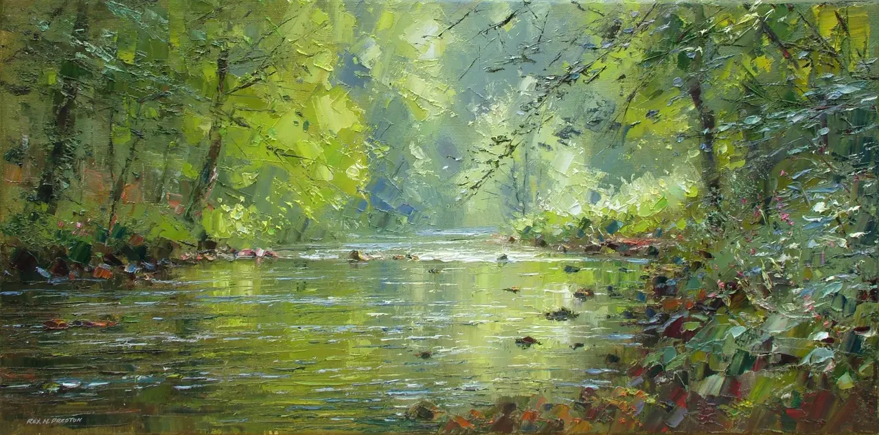 Rex Preston - summer morning, wyedale