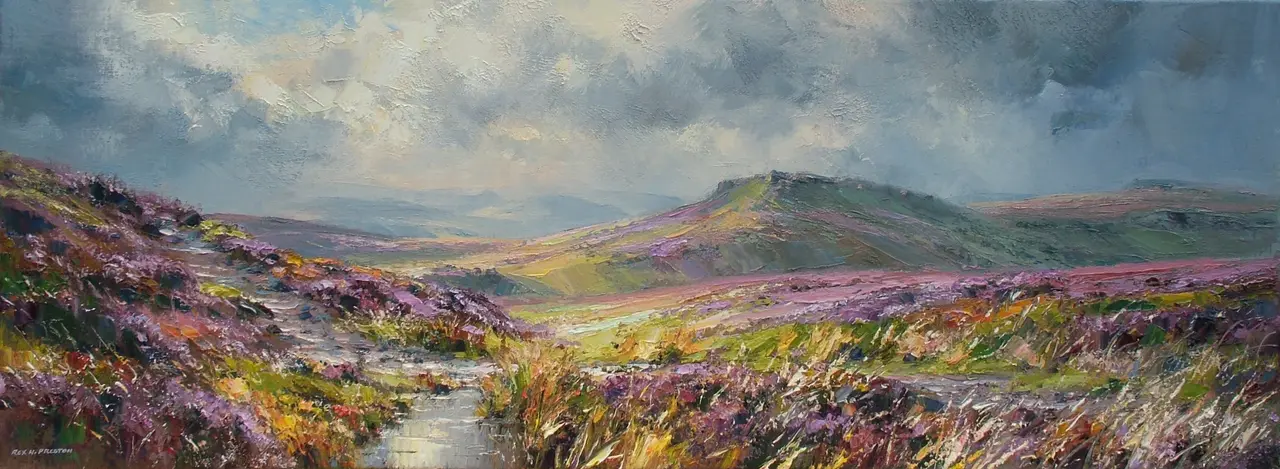 Rex Preston - higger tor, peak district moorland
