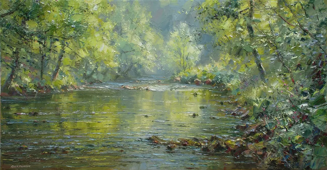 Rex Preston - morning sunlight, wyedale