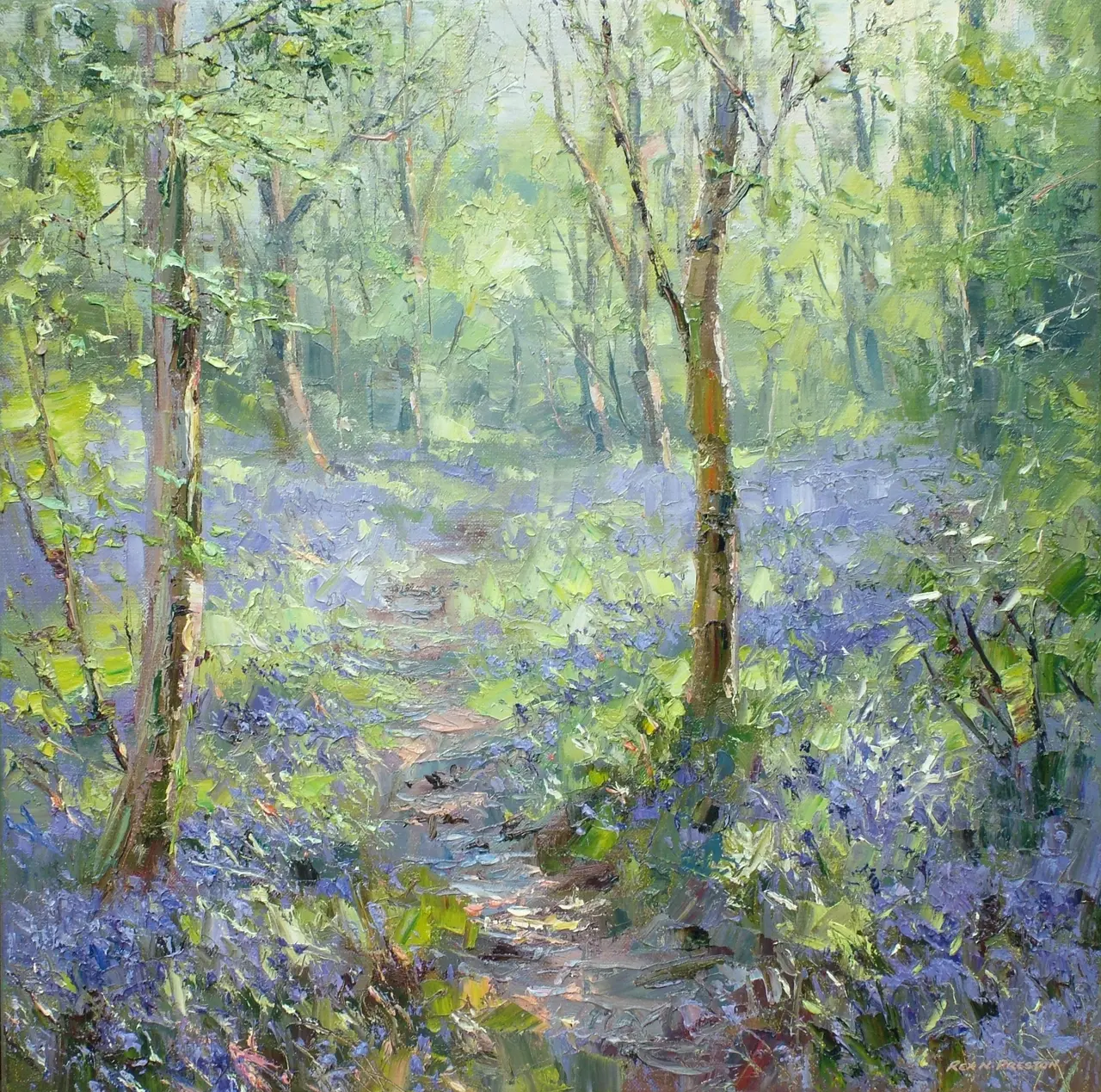 Rex Preston - pathway through the woods