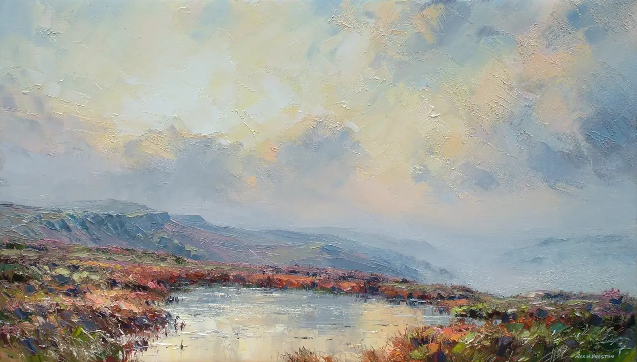 Rex Preston - early morning on stanage edge