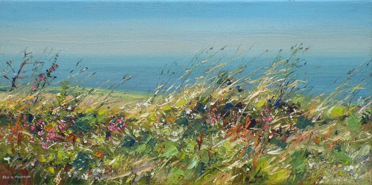 Rex Preston - summer breeze, nr treen, cornwall
