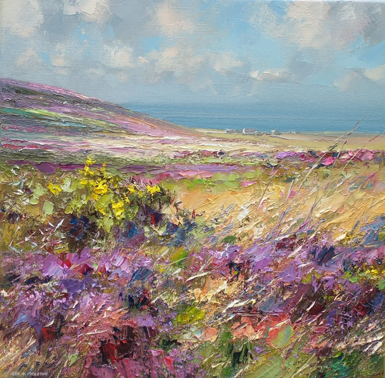 Rex Preston - summer colours, near land's end