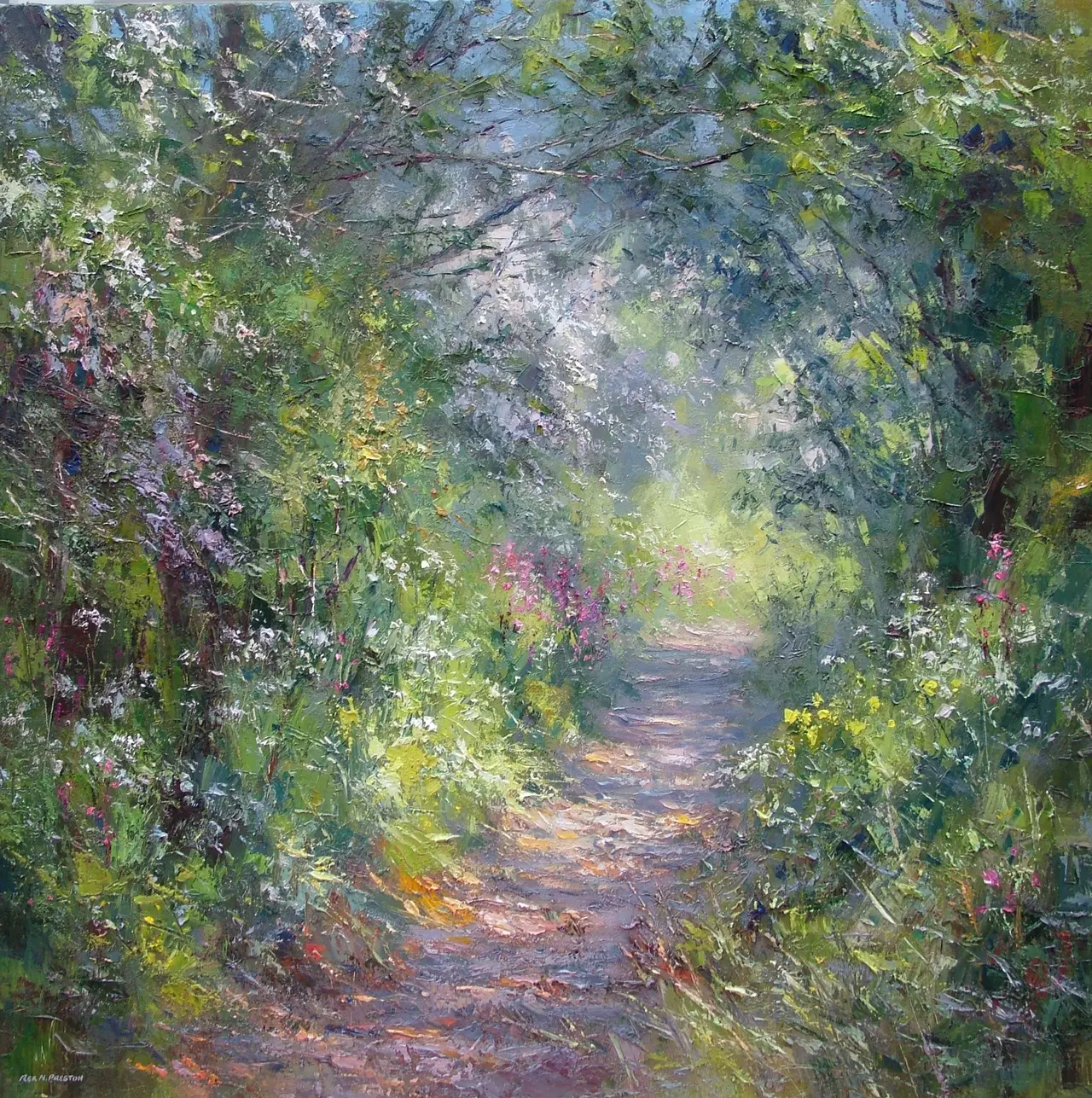 Rex Preston - dappled sunlight, thornhill