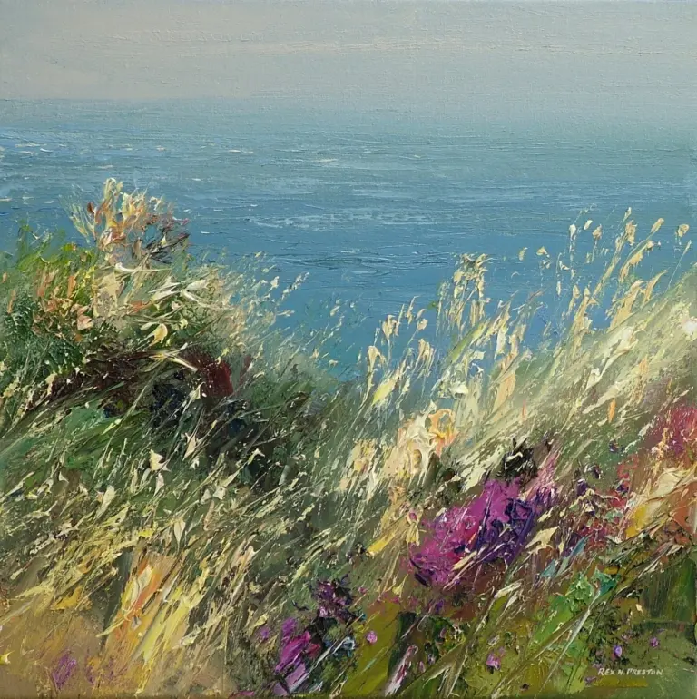 Rex Preston - summer breeze, zennor head, cornwall 