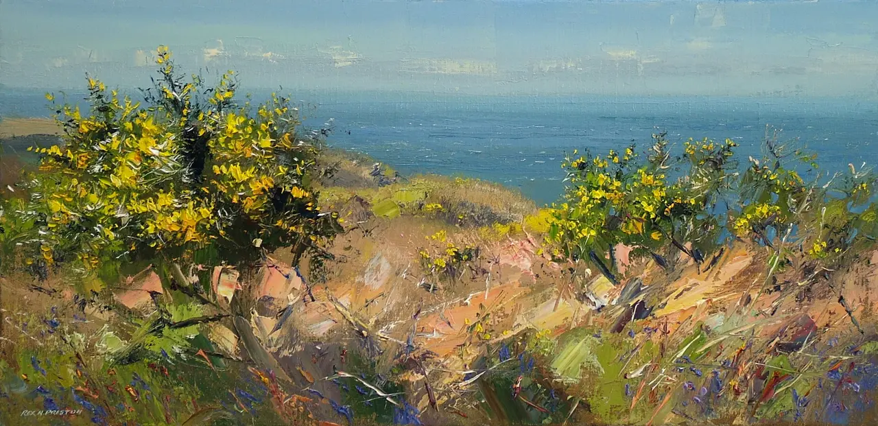 Rex Preston - spring morning, cornwall 