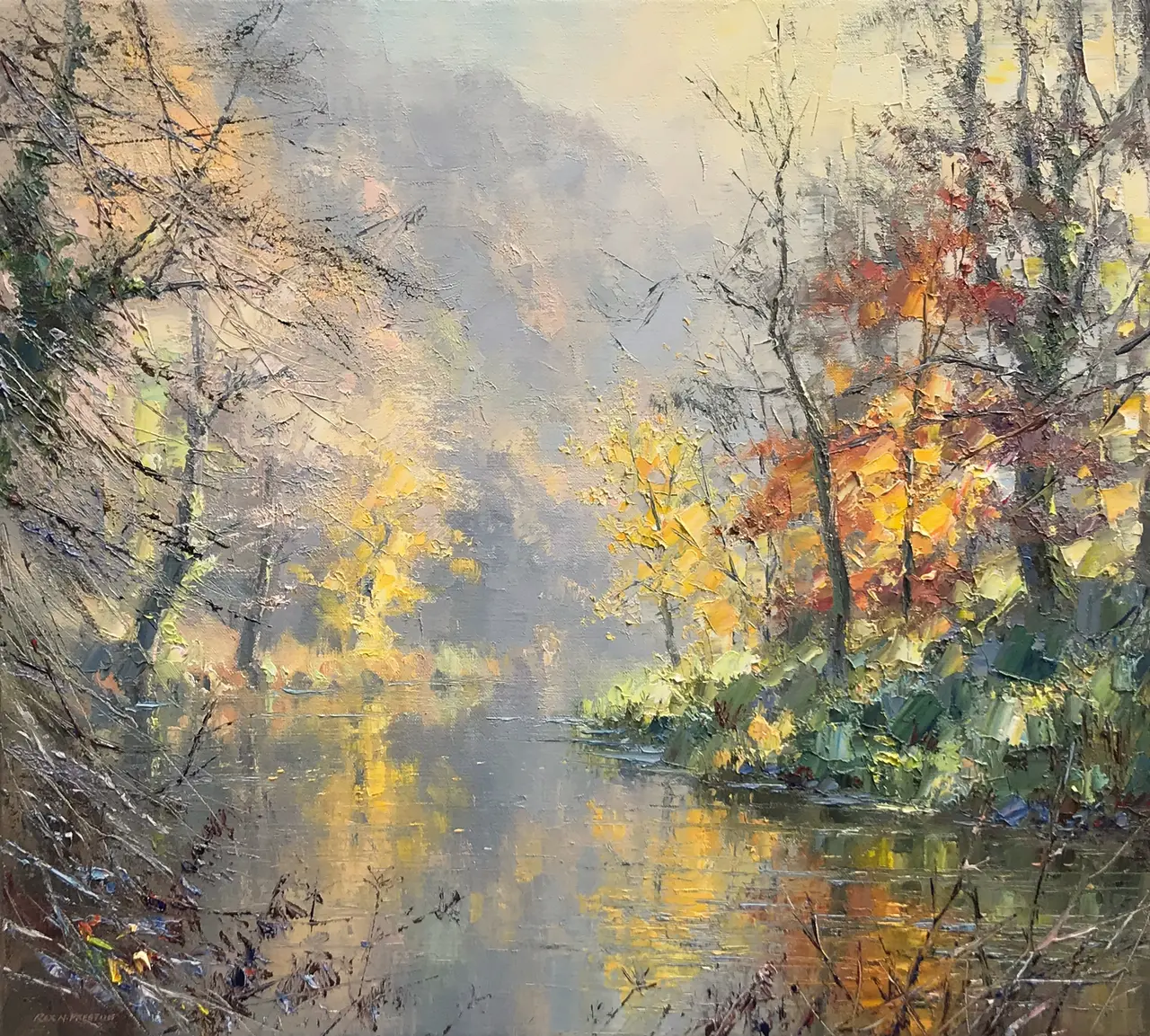 Rex Preston - late autumn, miller's dale