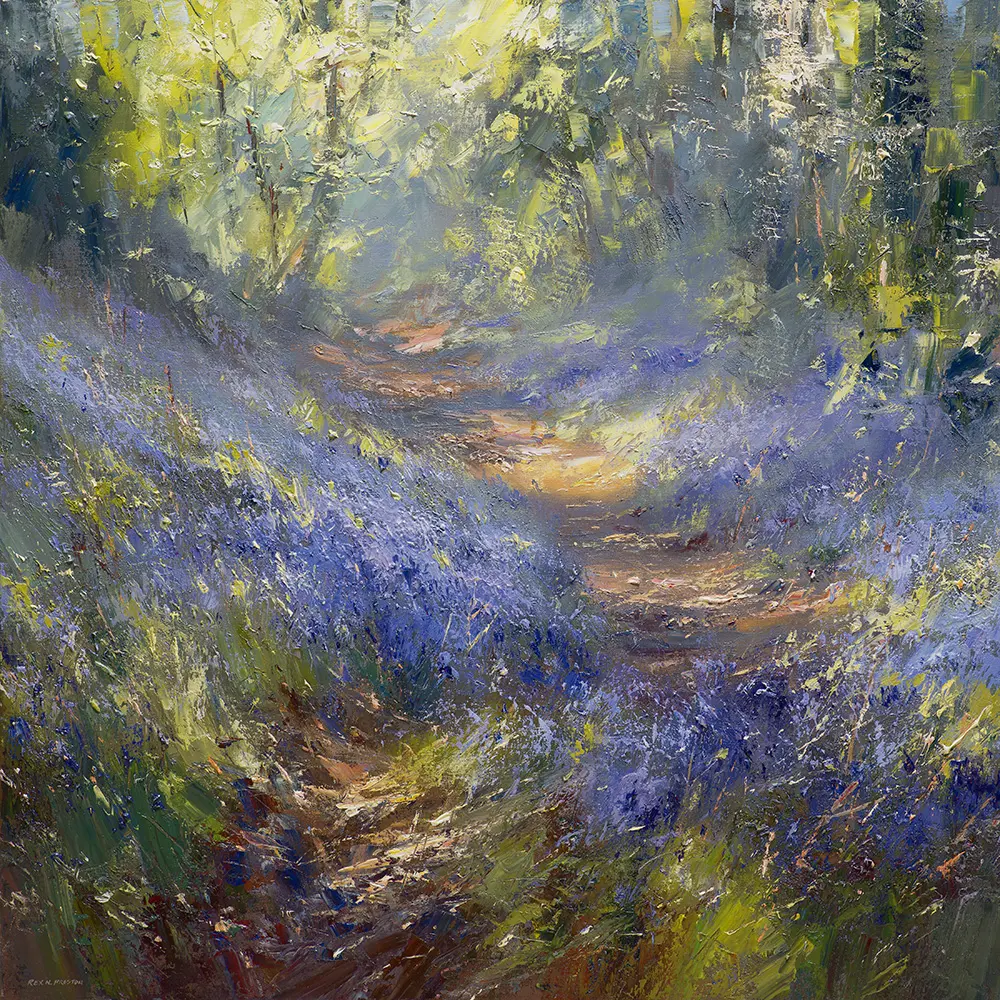 Rex Preston - pathway through the woods