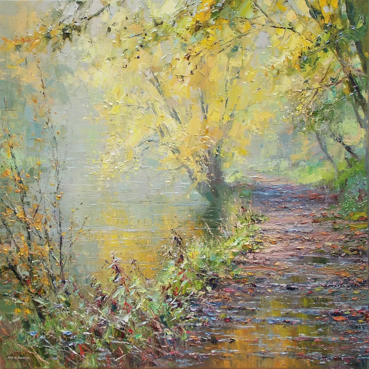 Rex Preston - autumn morning, miller's dale