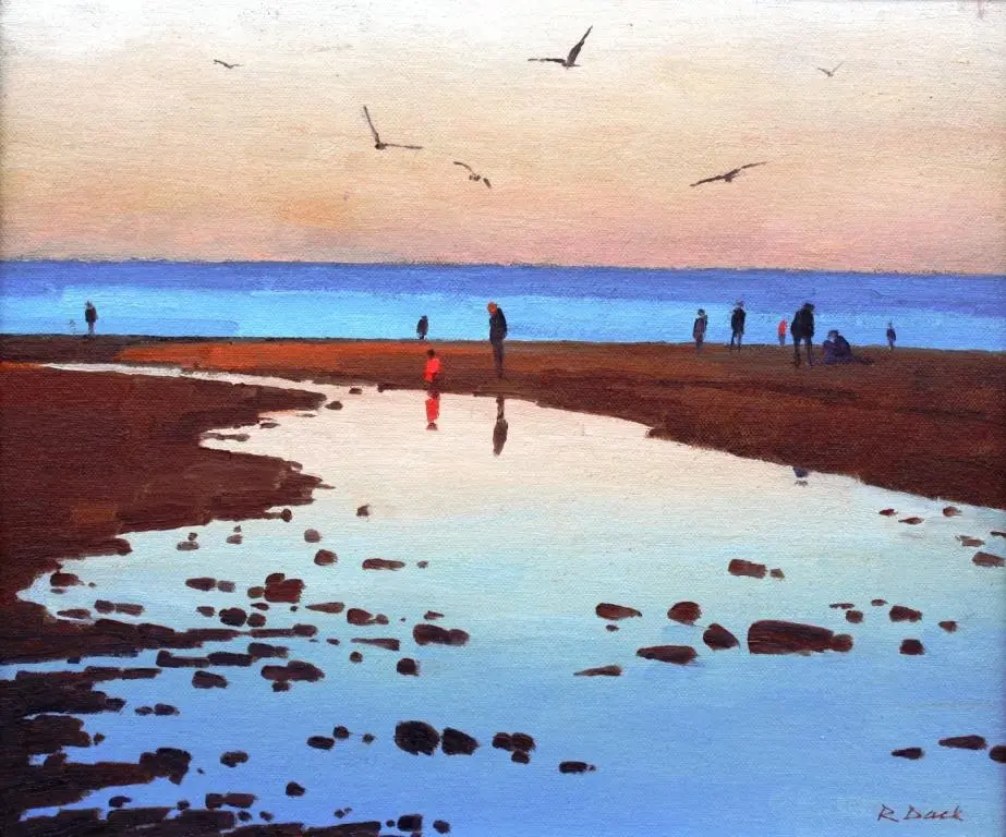 Richard Dack - evening at sandsend
