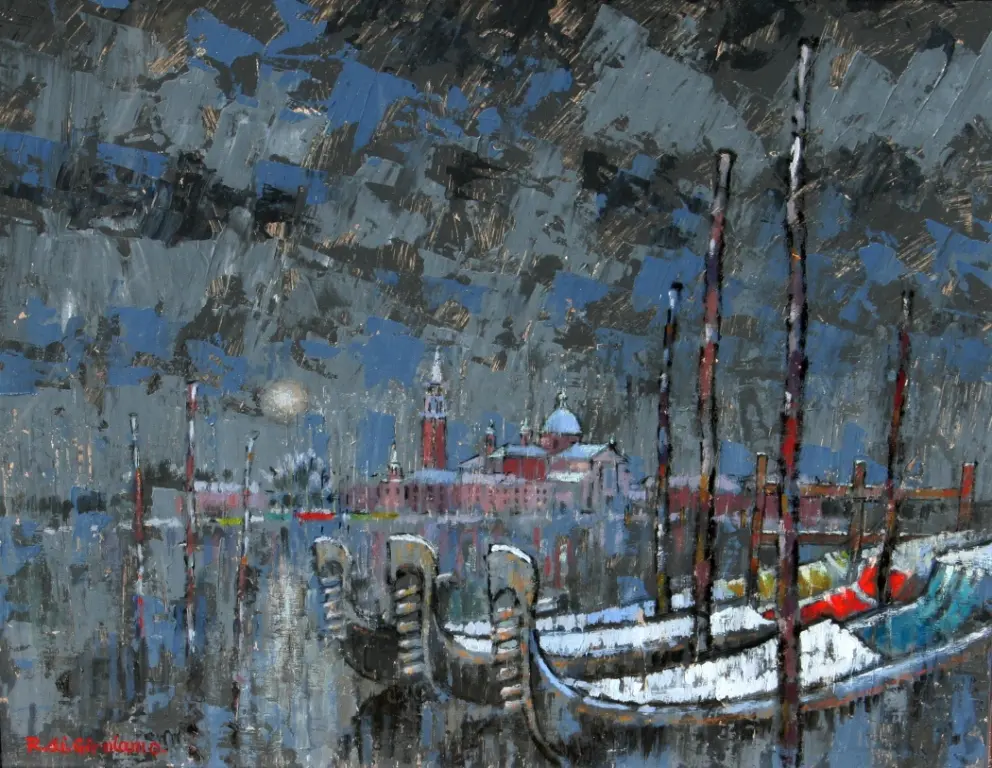 Romeo di Girolamo - the lagoon in winter