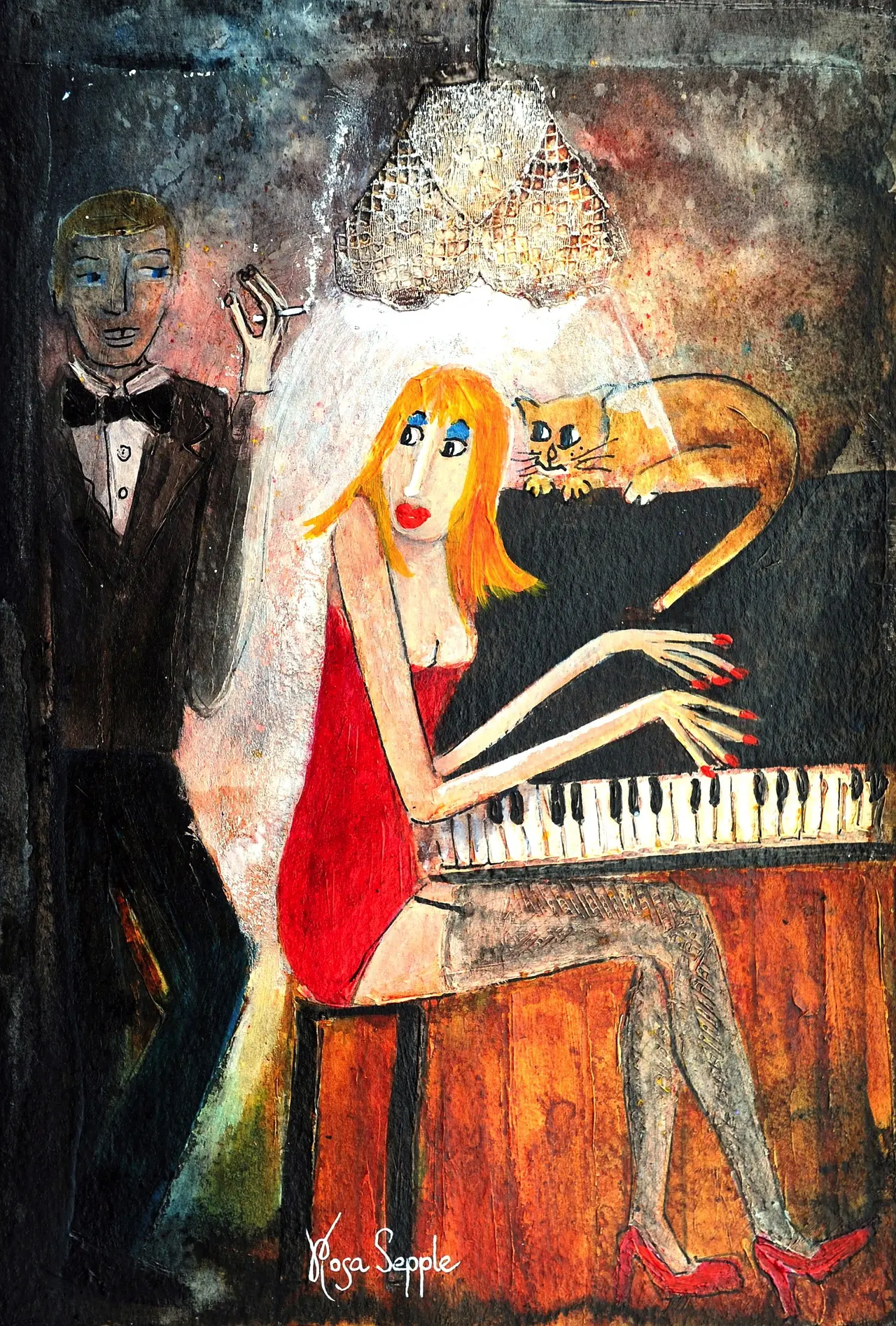 Rosa Sepple - tall dark stranger