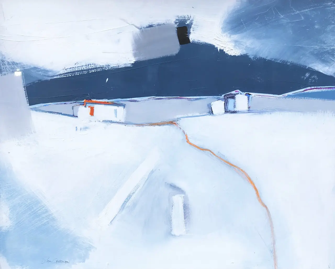 Sam Cartman - snow at the loch