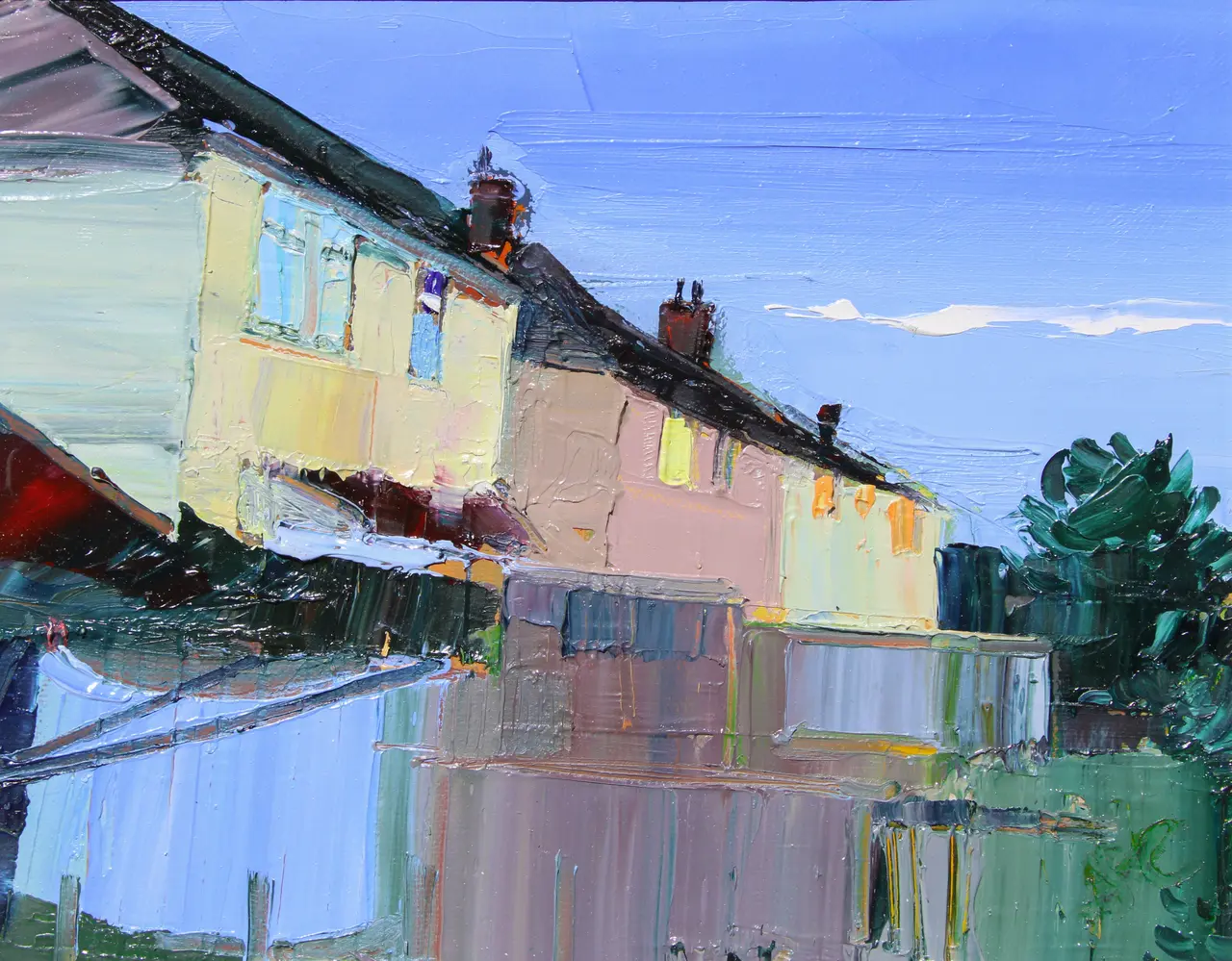 Sarah Carvell - late light, blue sheet