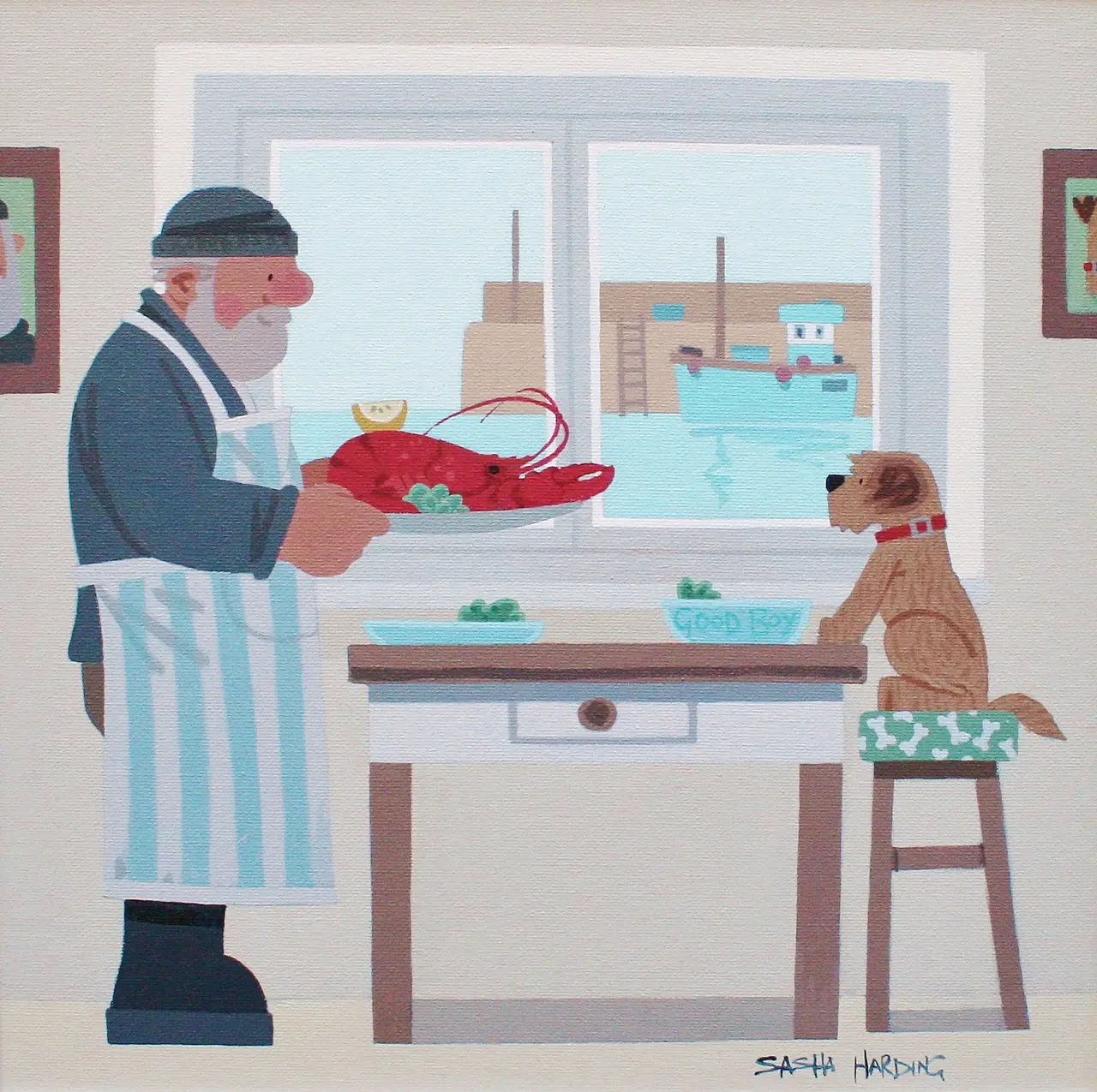 Sasha Harding - lobster supper
