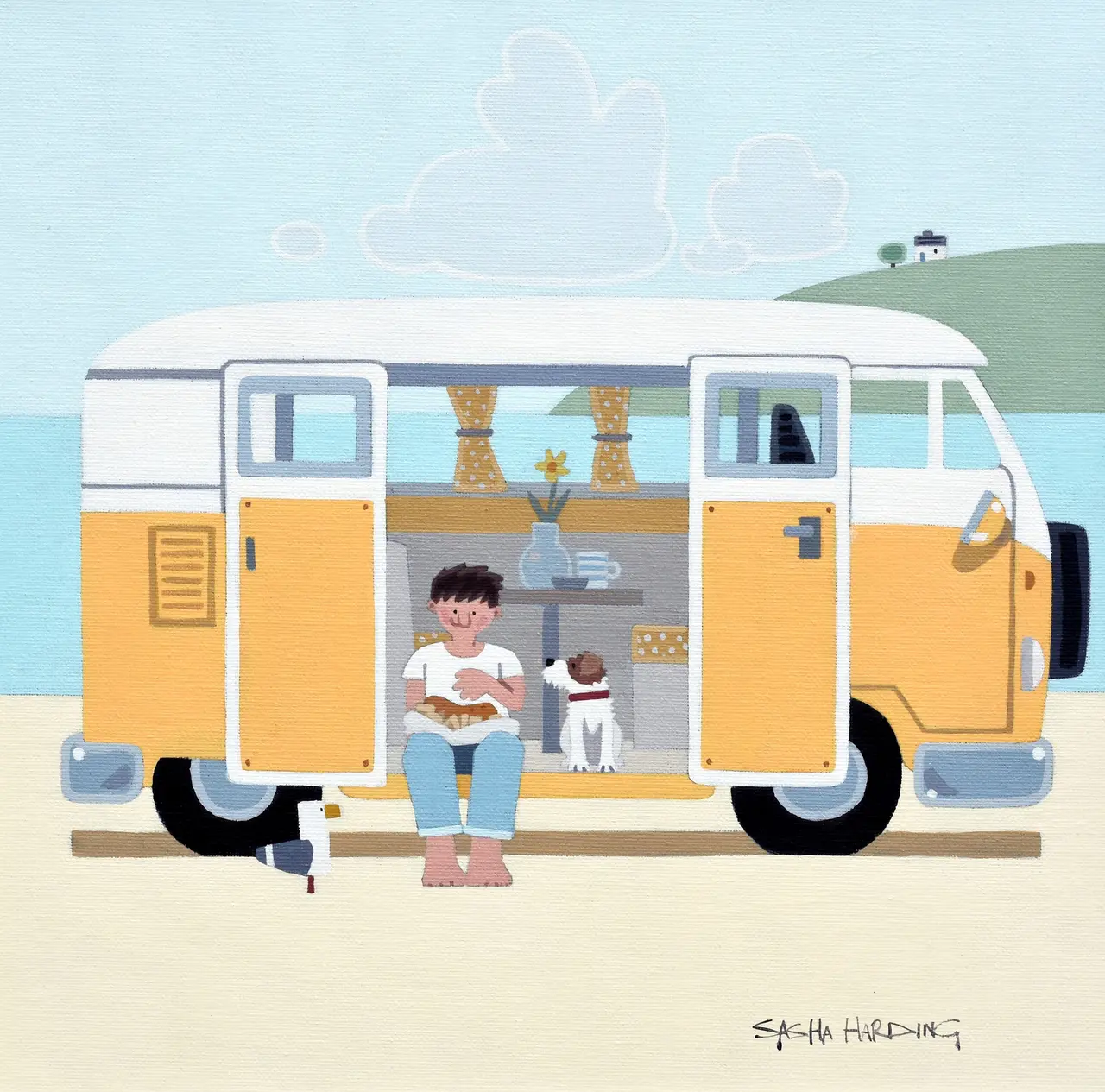 Sasha Harding - fish and chips