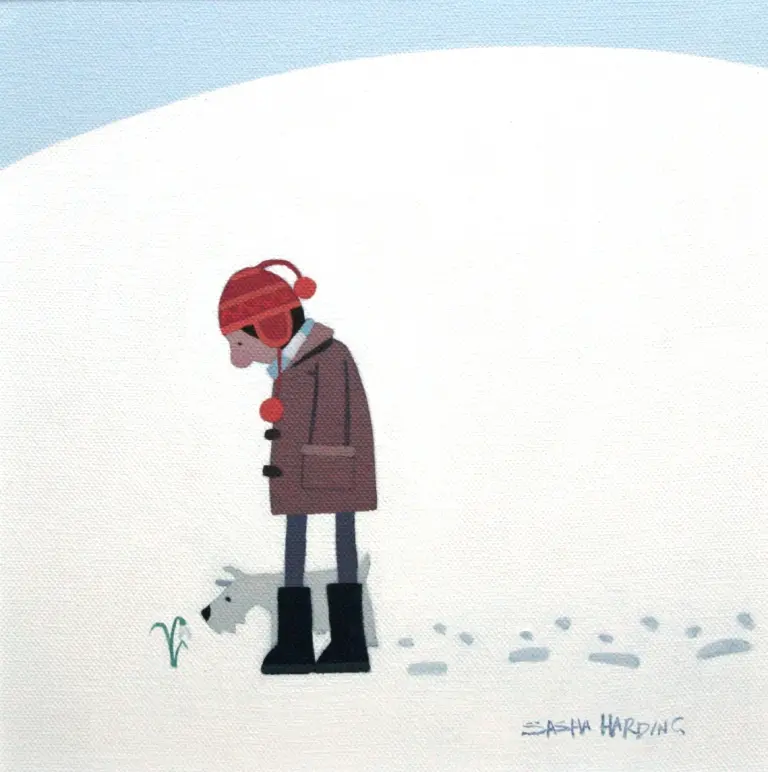 Sasha Harding - the first snow drop