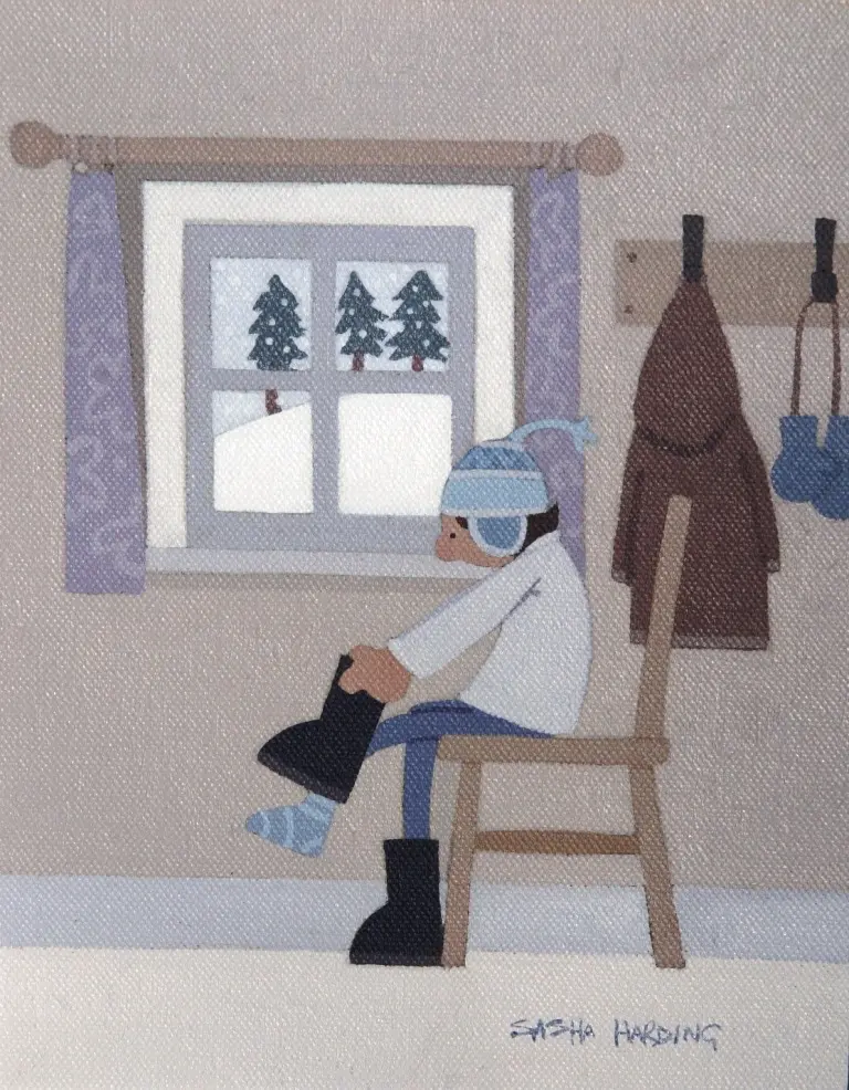 Sasha Harding - the first snow
