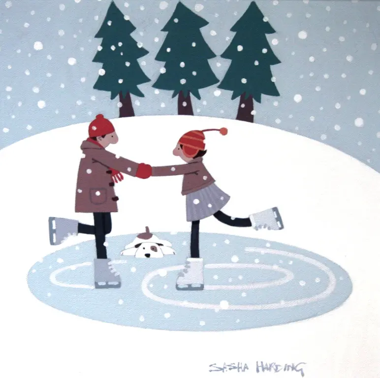 Sasha Harding - the skating lesson