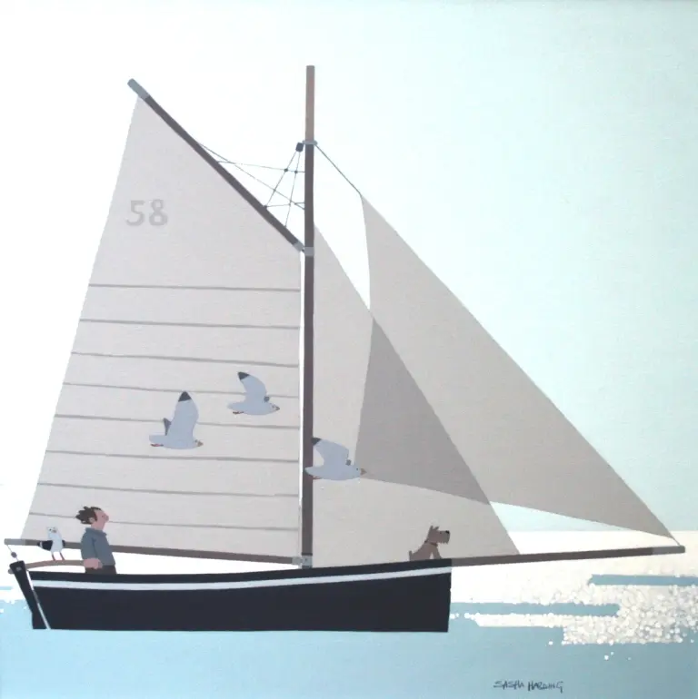 Sasha Harding - summer morning sail