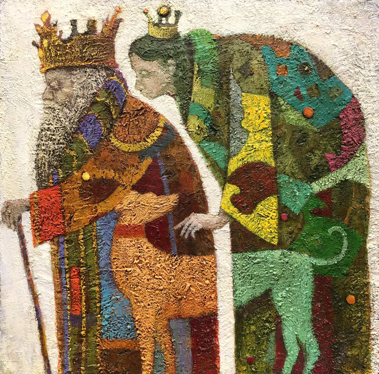 Simon Garden - king with whispering queen