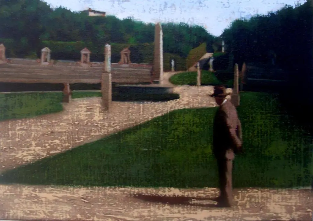 Brian Smyth - man in the italian garden