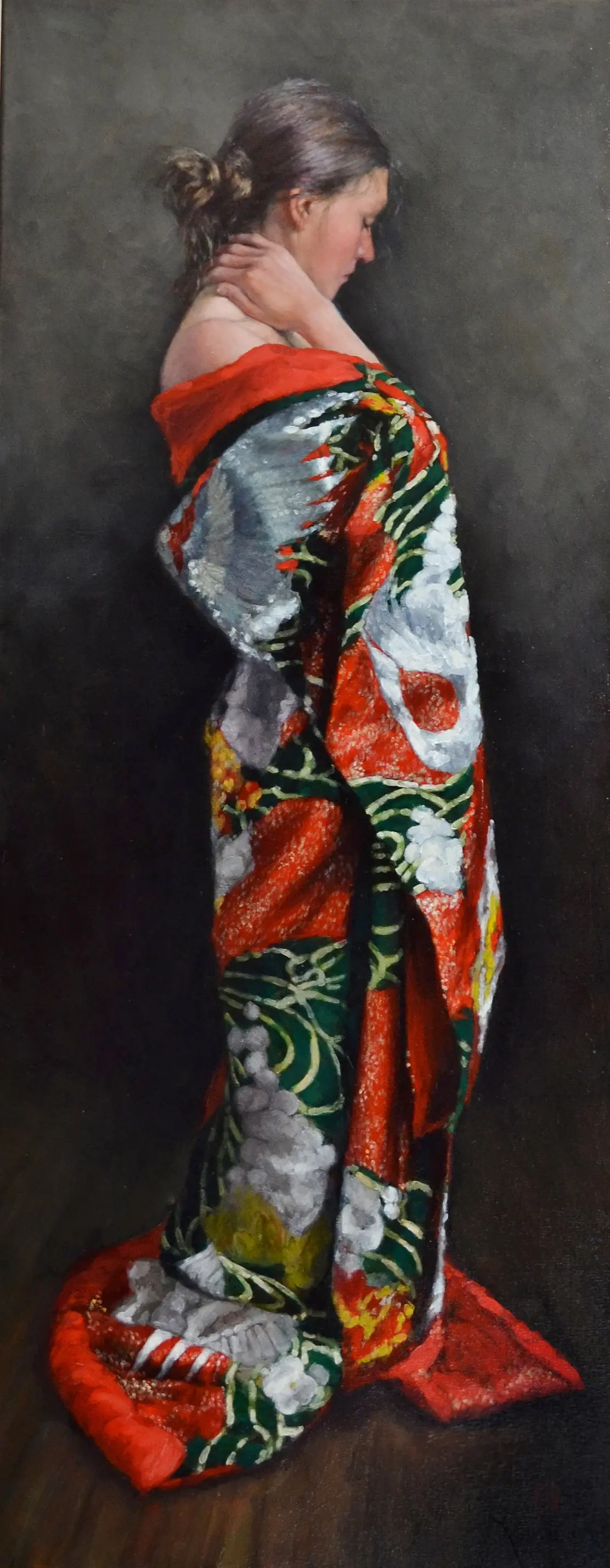 Stephanie Rew - silver crane i