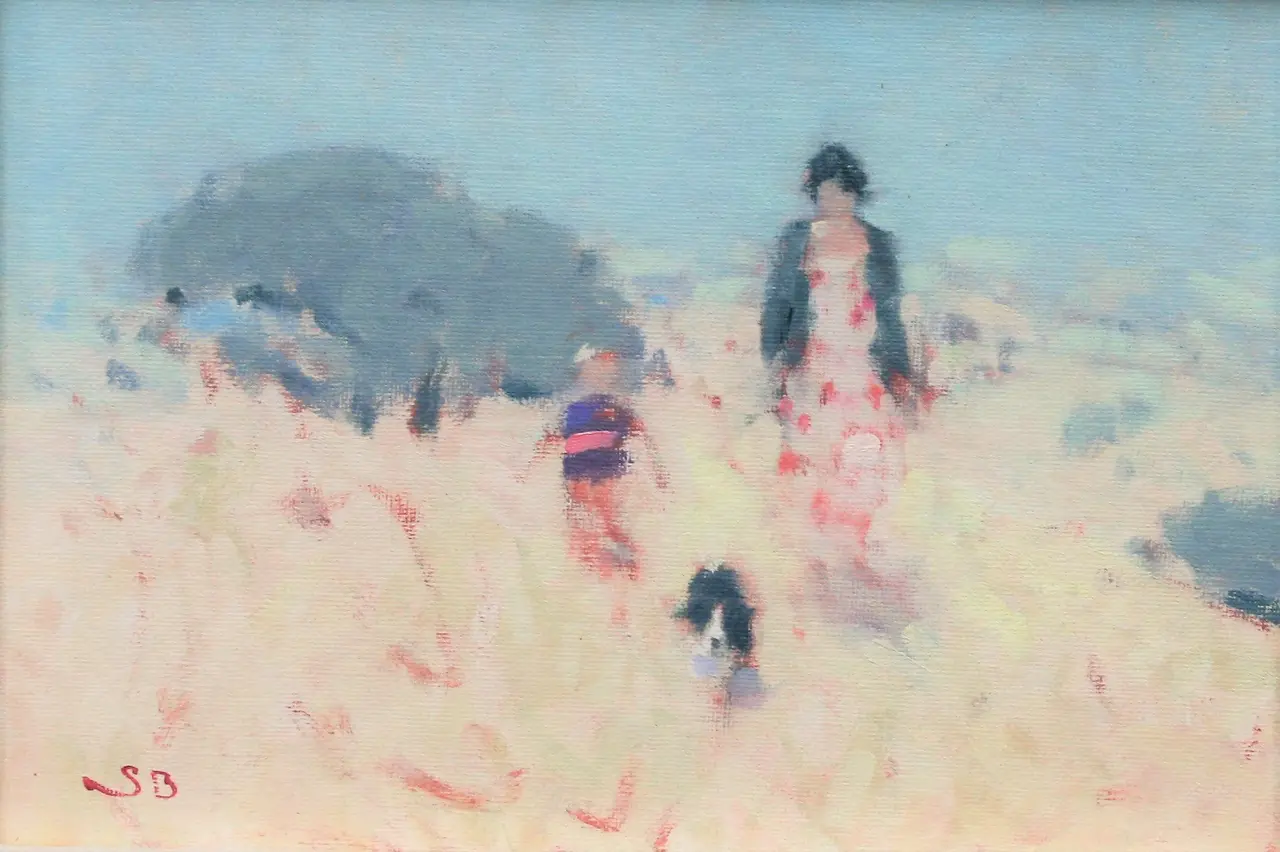 Stephen Brown - walking with ben