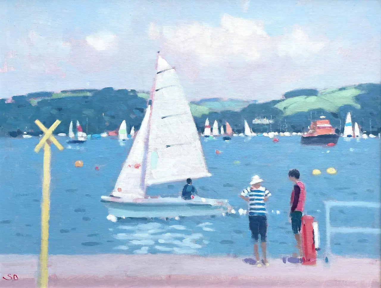 Stephen Brown - quiet day, salcombe