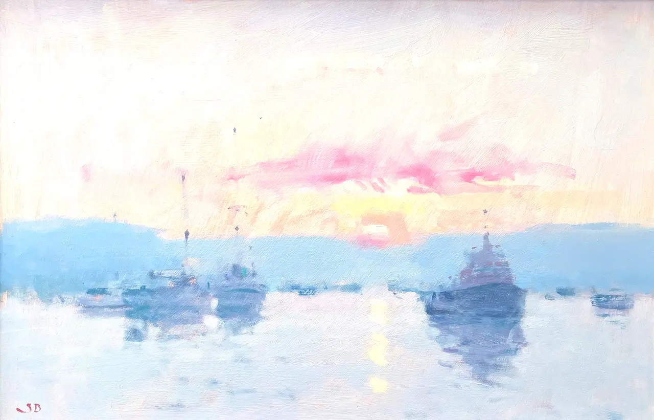 Stephen Brown - salcombe estuary, sunrise