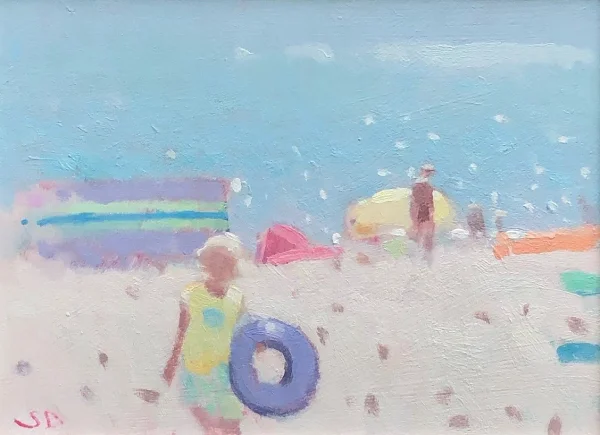 Stephen Brown - sun and sea mist, lyme regis 