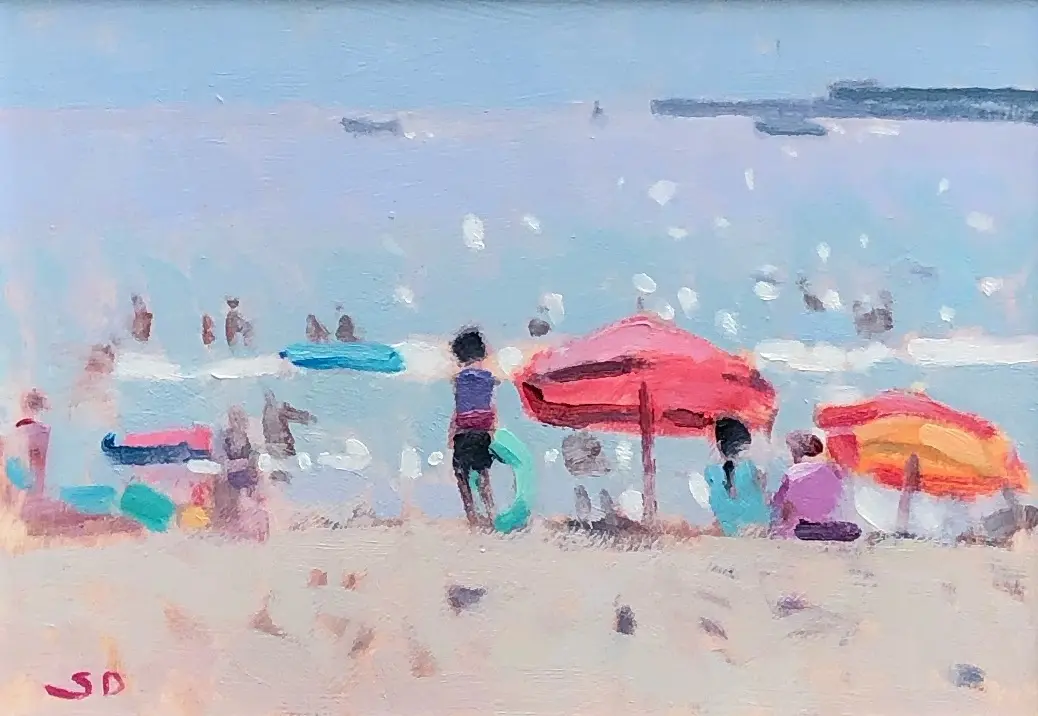 Stephen Brown - easter sun, lyme regis