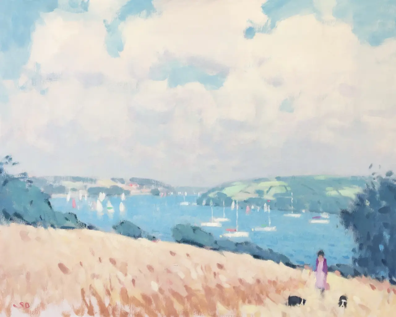 Stephen Brown - the cornfield, salcombe estuary